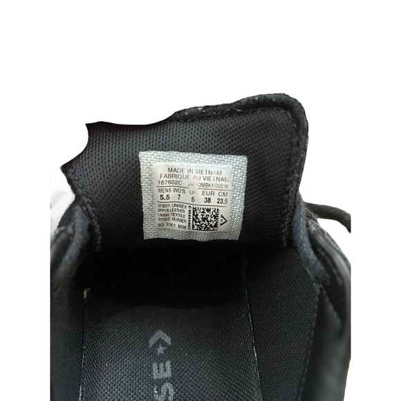 Converse Pro Leather Ox Low Mens‎ Size 5.5 / Womens 7 Black Shoe 167602c